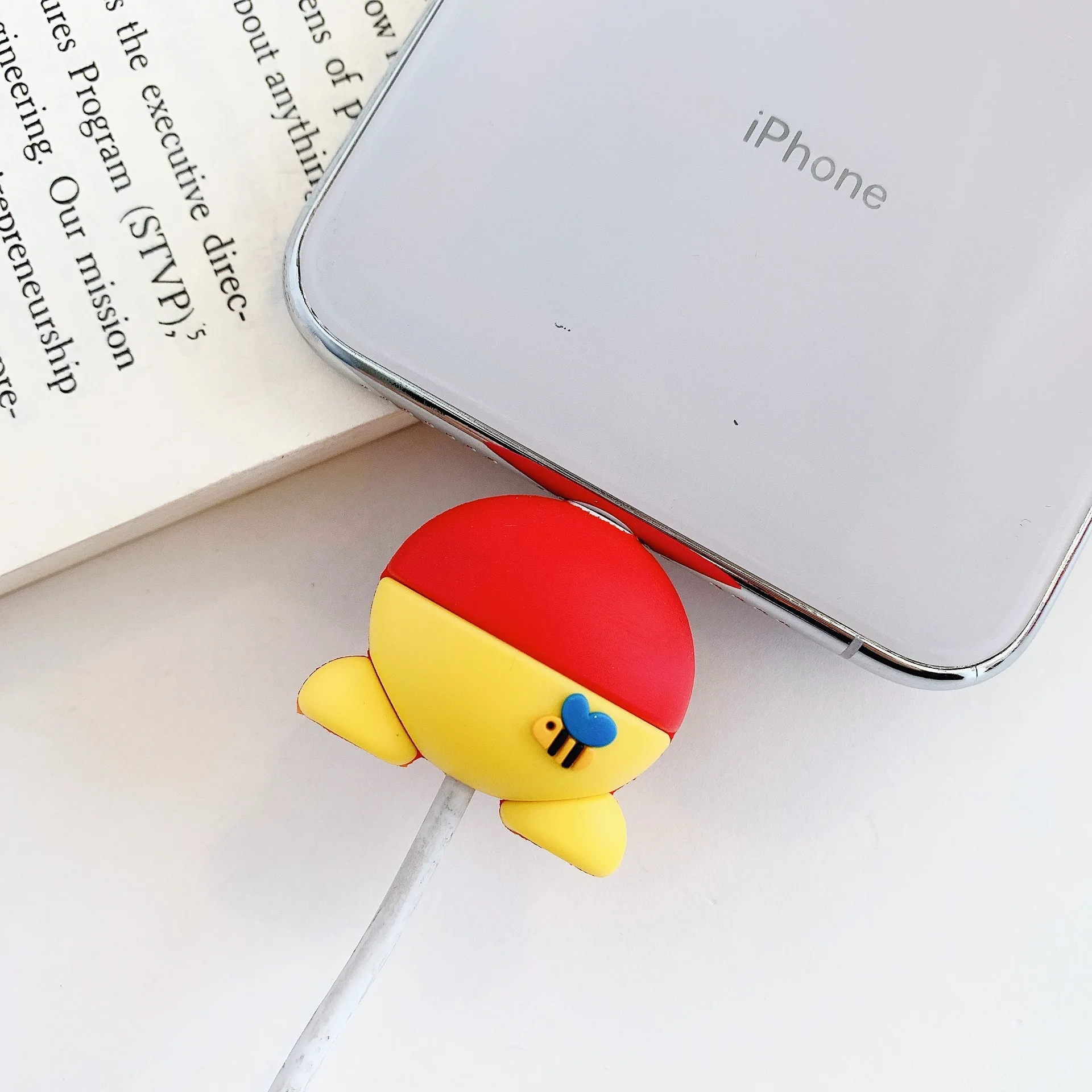 Мультфильм милые животные прикладом кабель протектор для iphone usb кабель chompers держатель зарядное устройство провода Органайзер аксессуары для телефонов