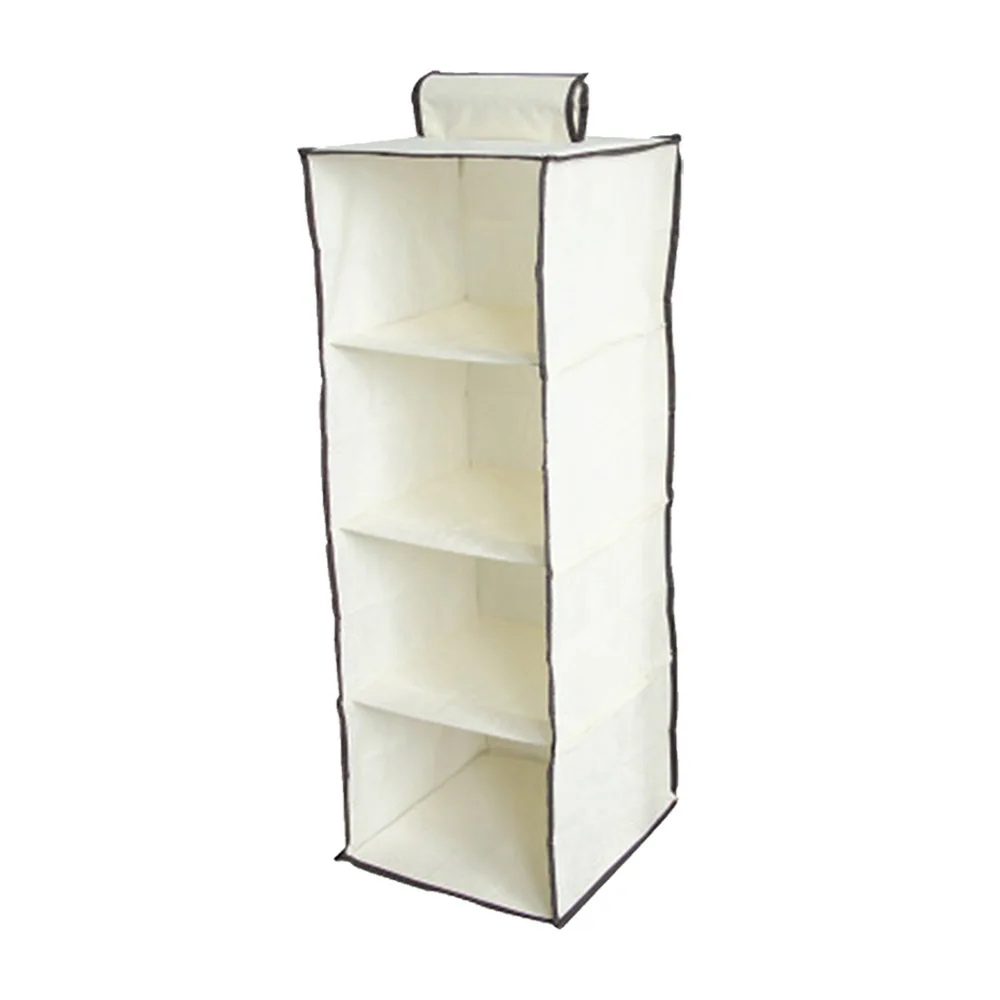 2 Multi-Layer Portable Sundries Storage 6 Section Clothing Large Capacity Household Supplies Hanging Wardrobe Folding - Цвет: 2