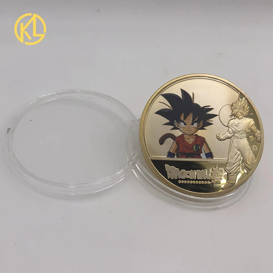 DBZ03 KL Dragon Ball Z Bejita позолоченные Коллекционные монеты, японские монеты, набор, подарок, Прямая поставка - Цвет: DBZ03
