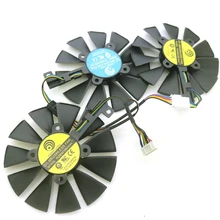 Pld09210s12hh pld09210s12m 87mm vga ventilador de refrigeração para asus rx 580/rx590 rog strix gaming placa gráfica superior fã