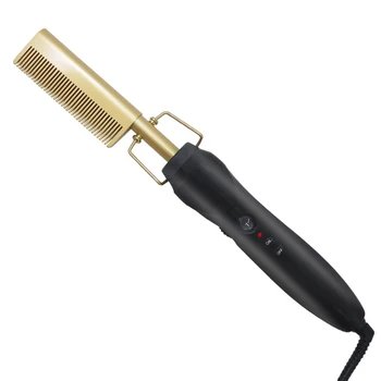 

Hot Heating Hair Straightener Flat Irons Straightening Brush Comb Hair Straight Styler Corrugation Curling Iron Hair Curler Comb