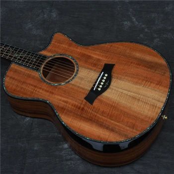 

PS14 41 inch solid koa wood acoustic electric guitars, guitar acoustic