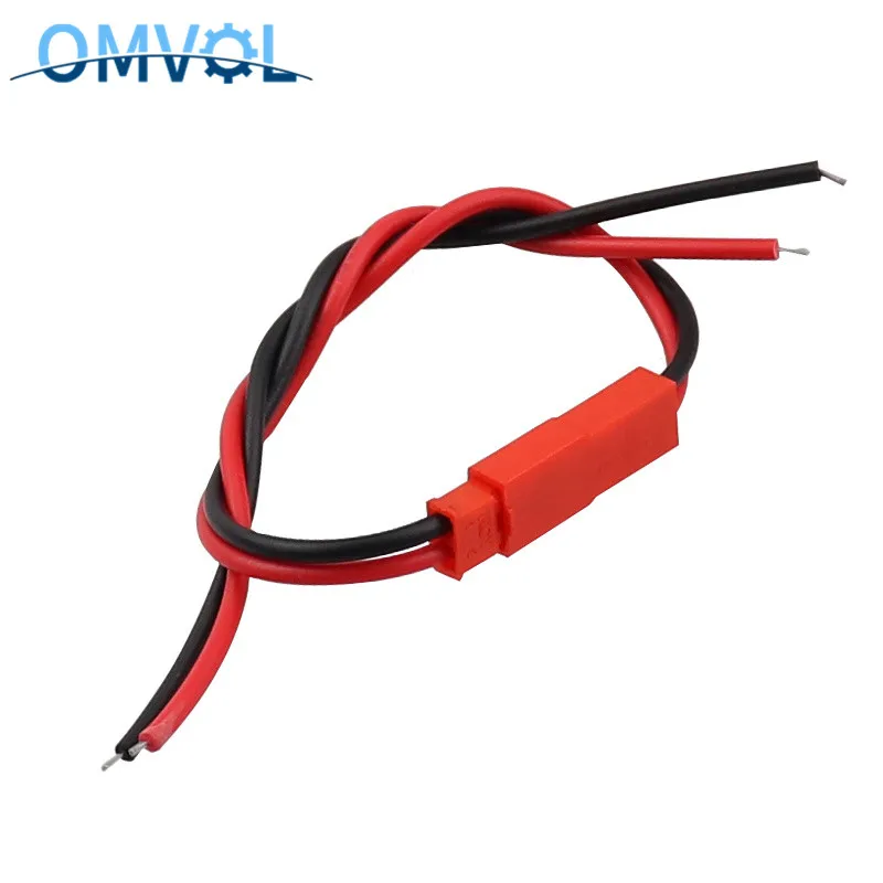 100/300 мм 2 контактный разъем JST штекер/гнездо для RC BEC батарея вертолет DIY FPV Дрон