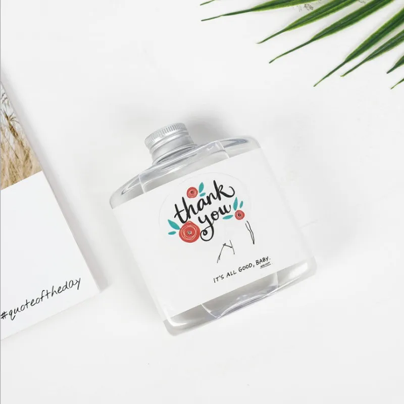 

free shipping600pcs/pack flower Thank You Stickers Seal Labels for Wedding Favors Party Handmade Stickers Stationery Sticker