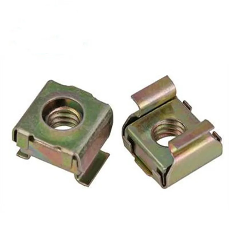 

M5/M6 Cage Nuts Cabinet Nuts Network Cabinet Rack Cage Nut Server Rack Mount Nut Floating Captive Color Zinc Plated
