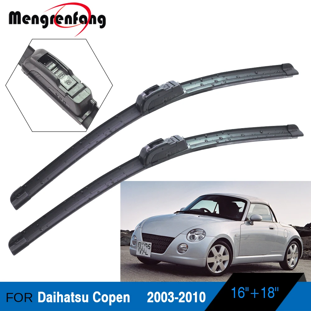 Щетки стеклоочистителя переднего для Daihatsu Copen мягкие резиновые щетки J Hook Arms 2003 2004
