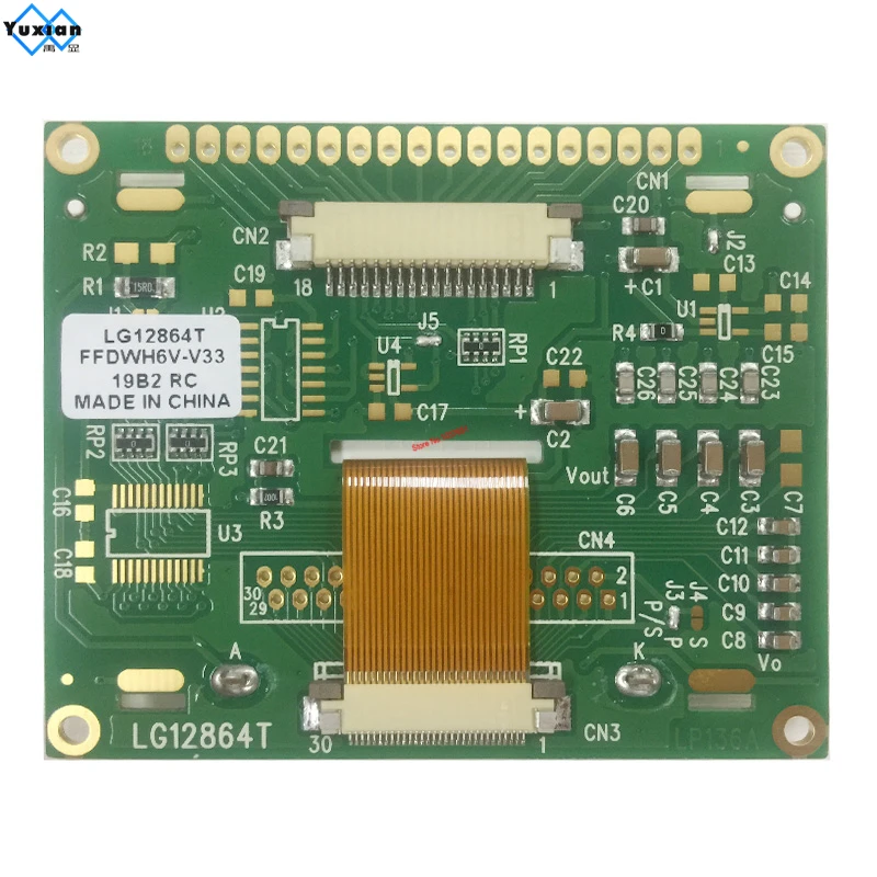 ЖК модуль COG 12864 128X64 графический экран ST7565P последовательный SPI 2 6 дюймов LG12864T