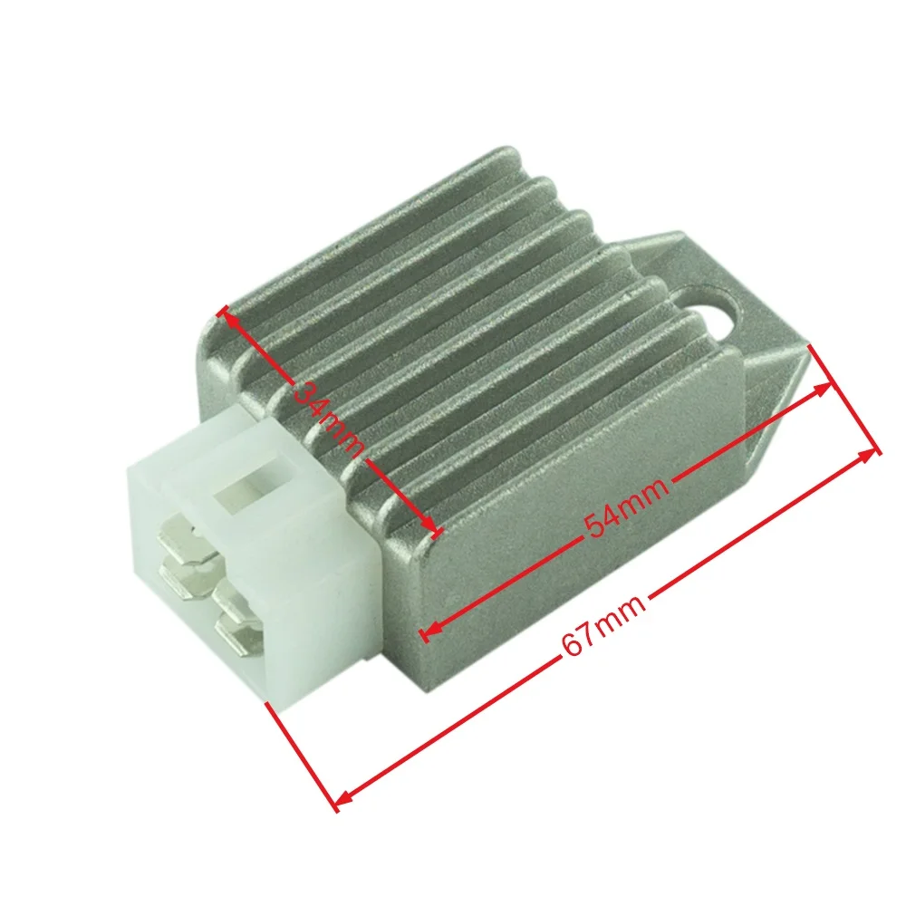12V 4 контактный Регулятор выпрямителя Для GY6 50cc 70cc 90cc 110cc 125cc ATV Quad Скутер мопед Dirt Pit
