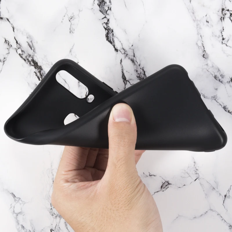 Чехол для телефона из искусственной кожи с текстурой под дерево для Vivo Y17, чехол-книжка с откидной крышкой для Vivo Y3 Y12 Y15, деловой чехол-кошелек, Мягкая силиконовая задняя крышка - Цвет: Black Soft Silicone