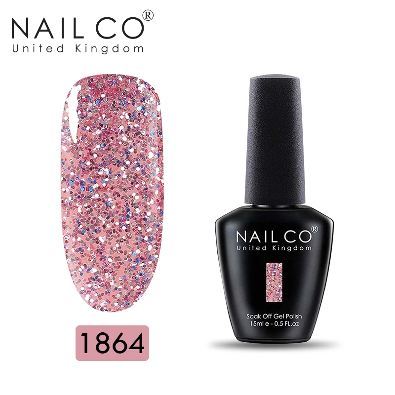 1864 NAILCO синяя серия, новые цвета, грунтовка, Гель-лак, замачиваемый, УФ светодиодный Гель-лак для ногтей, Гелевый лак для ногтей, гибридный гвоздь, искусство - Color: 1864