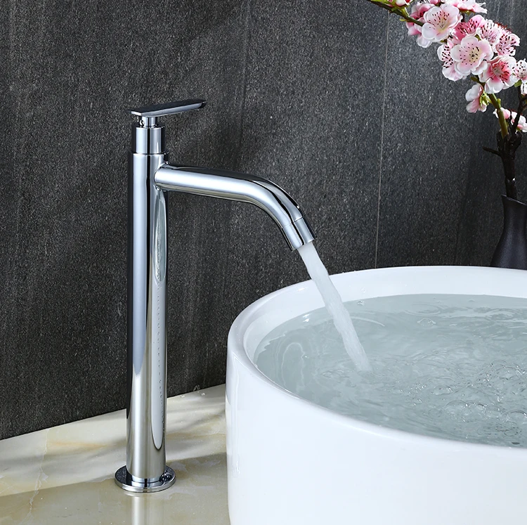 Античный смеситель для раковины из стали в ванной комнате кран с одной ручкой