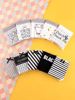 

10 Pcs Low-rise Cotton Japanese Print Underwear 2019 Female Cute Cartoon Antibacterial Seamless Breathable Women's Briefs A6805