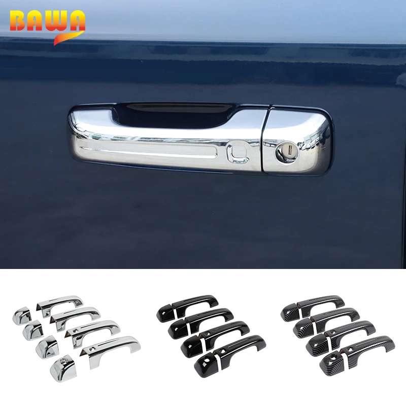 Bawa Car Exterior Door Handle Protection Shell For Dodge Ram 1500 2018 ...