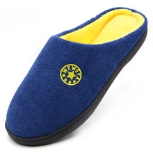 Мужская обувь из хлопка; мужские домашние тапочки; домашняя обувь из плюша; теплая удобная зимняя нескользящая обувь; меховые тапочки для мужчин; Pantuflas