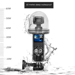 Водонепроницаемый защитный чехол для дайвинга, чехол для DJI Osmo Pocket camera, полностью закрытый объектив рыбий глаз