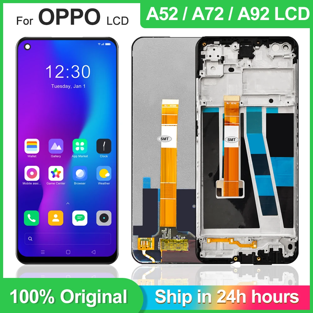 6 5 ''оригинальный для Oppo A72 A92 CPH2067 ЖК-дисплей 10 кодирующий преобразователь