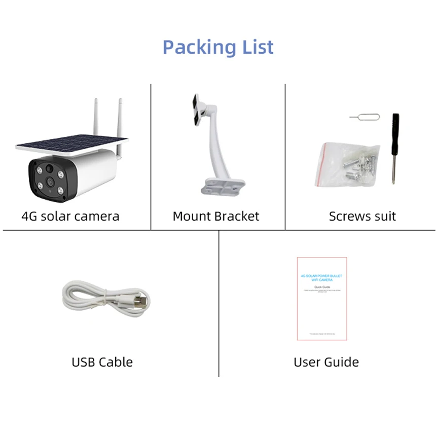 Hebeiros 3g 4G SIM карта солнечная батарея камера 1080P Starlight IP Wifi камера беспроводная уличная Водонепроницаемая камера видеонаблюдения CCTV