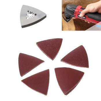 

26 Pcs Sanding Paper & Triangular Sanding Pad For Fein Dremel Power Multi Tools