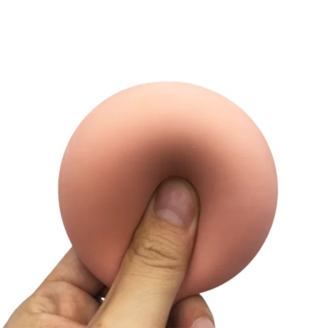 Pink Сжимающий Забавный декомпрессионный мяч для снятия стресса, сжимающий мягкие детские игрушки, мяч с героями мультфильмов, имитирующий Шарм, медленно восстанавливающие игрушки, мягкие игрушки - Цвет: Pink