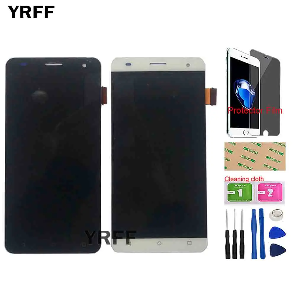5,0 ''ЖК-дисплей сенсорный экран для Fly FS504 Cirrus 2 lcd кодирующий преобразователь сенсорного экрана в сборе сенсорные инструменты защитная пленка