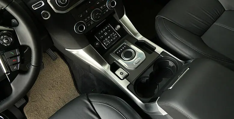 2 шт ABS хромированная коробка передач Боковая крышка отделка Подходит для Land Rover Дискавери 4 LR4