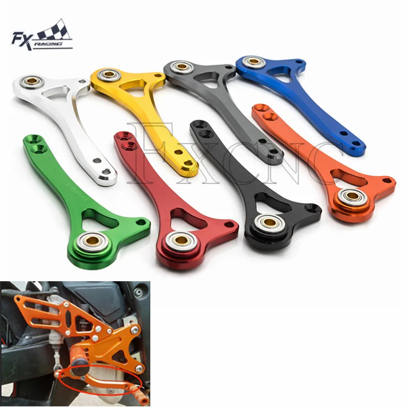 

CNC Adjustable Aluminum Motorcycle Rearset Foot Peg Brake Gear Shift Shifter Lever For Yamaha YZF R15 2012-2015 2013 2014