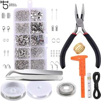 

Alloy jewelry accessories kit open Jump Rings lobster clasp Diy Jewelry findings Set material for jewelry making