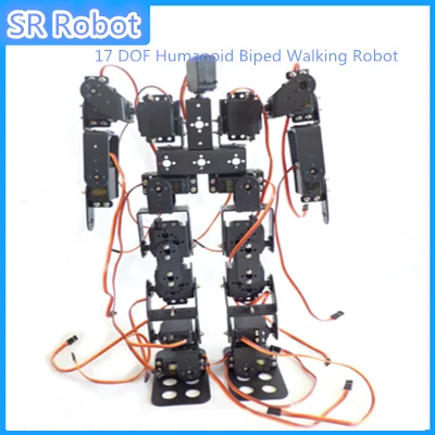 17 DOF Humanoid Biped Walking Robot Aluminum Alloy Bracket High Torque Servo For DIY Demo Programming Teaching RC Toy | Игрушки и хобби