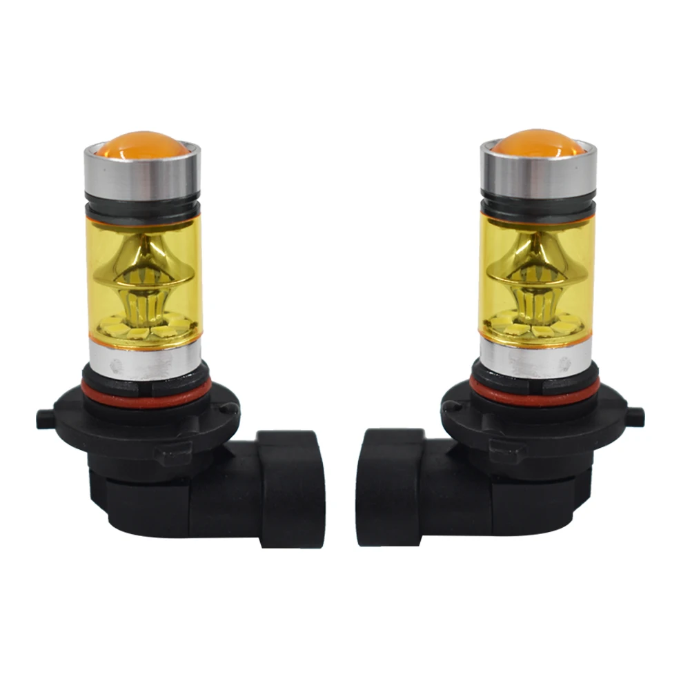 2X9006 HB4 100 Вт 2323 светодиодный 4300K желтый противотуманные Автомобильные фары CA