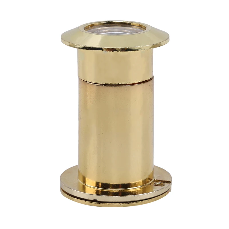gold 45-75mm 1 шт., матовые HD линзы 25 мм для просмотра двери, с металлической крышкой, кошачий глаз, безопасность для дома, вид двери, старый металл, кошачий глаз - Цвет: gold 45-75mm