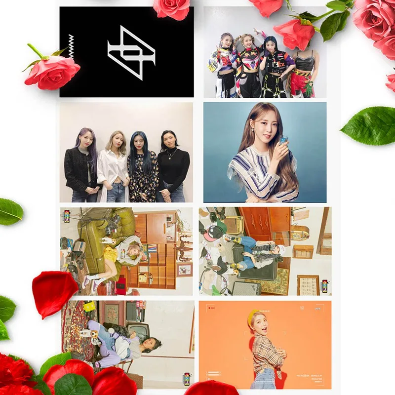 14 шт./компл. Kpop Apink GFRIEND MAMAMOO Lomo открытки украшения самодельные фото карты вентилятор подарок украшения свадебные принадлежности
