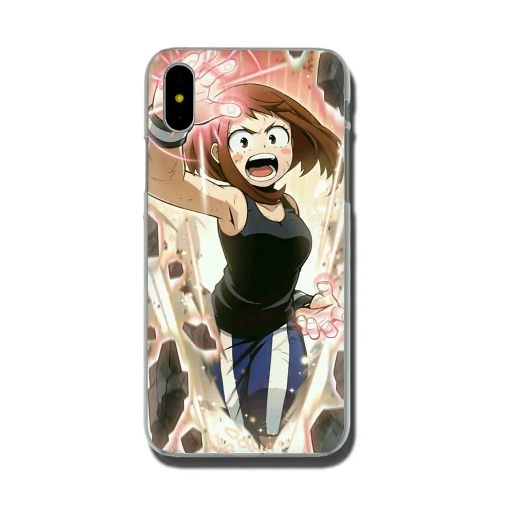 H1 Ochako Uraraka My Hero Academy Жесткий Чехол Для Телефона iphone 5 5s 5c 6 6s Plus 7 8 Plus X XR XS 11 Pro Max - Цвет: H1