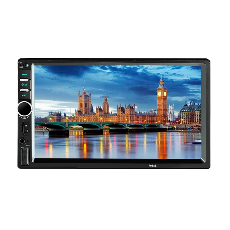 Player do Carro do Bluetooth do Carro Hfes Carro Polegada hd Touch Screen Cartão Mp5 Mãos Livres Bluetooth 7018b av 7