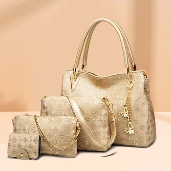 

2020 new PU fashion European and American one-shoulder diagonal handbag large bag in the bun and mother bag purses and handbags