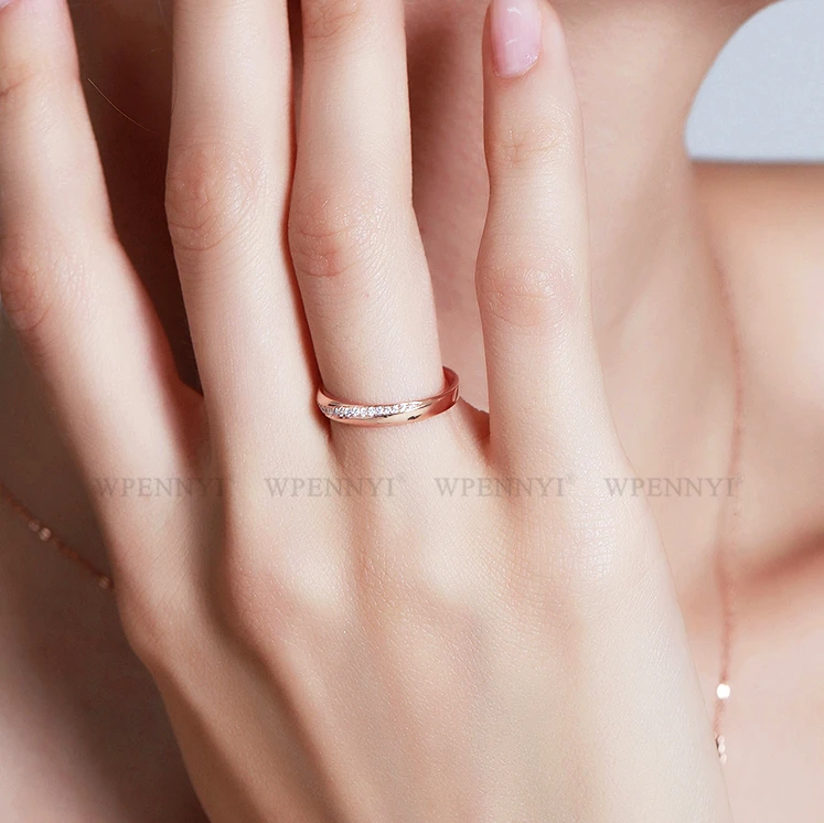 胧月单排牛华戒指 加 2