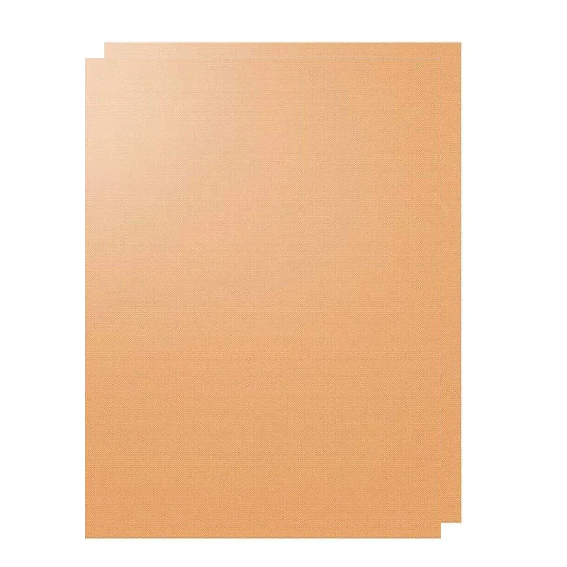 Copper 2pcs Антипригарные кухонные инструменты легко очищенный коврик для гриля термостойкий Коврик для выпечки 2 шт./компл. барбекю, гриль покрытие для готовки популярный тефлон - Цвет: Copper 2pcs