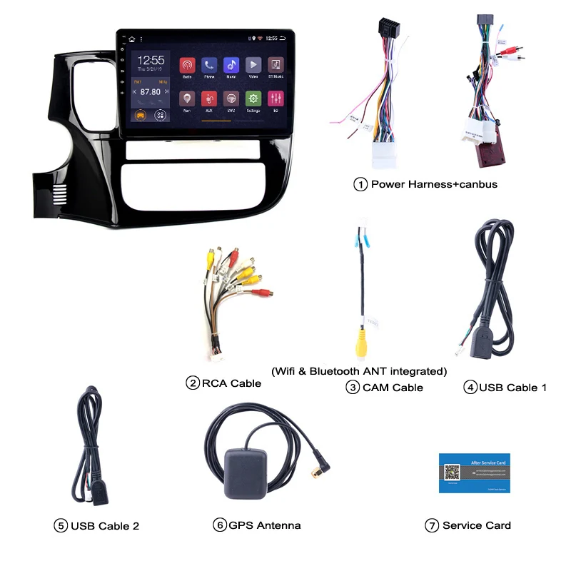 Discount Android car dvd gps multimedia player For Mitsubishi Outlander xl 3 car dvd navigation radio video audio player 5