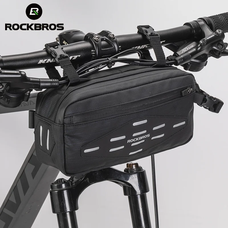 Details about   Portable Bicycle Handlebar Bag Shoulder Frame Pannier Waterproof Multifunctional
