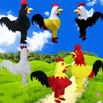 

Cock Costume New Rooster Mascot Costume Halloween Christmas Funny Animal Chicken Mascot Clothing Adult Size Halloween Dress Ad