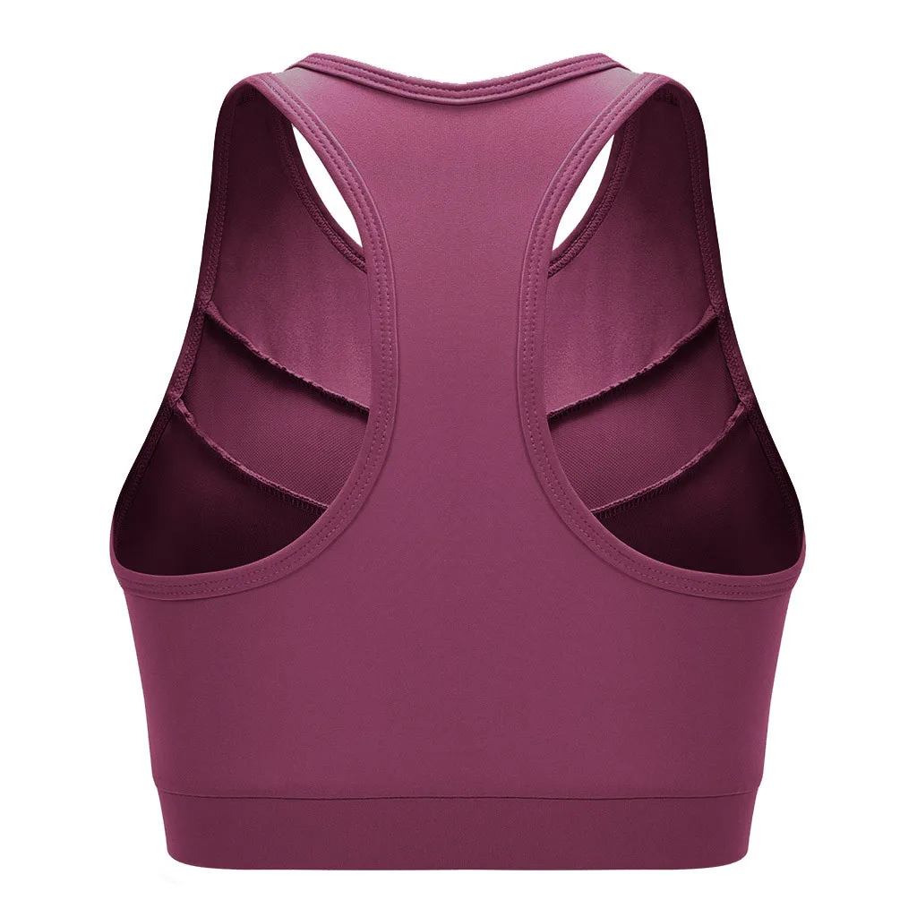 New sports bra Fashion Women Mesh Perspective Sports Vest Tank Tops Running Fitness Yoga Bra спортивный бюстгалтер
