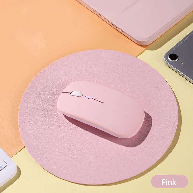 Rechargeable Wireless Bluetooth 5.0 Mouse For iPad Xiaomi Huawei Tablet 2.4G USB Silent Slim Computer Laptop Mice With Mousepad