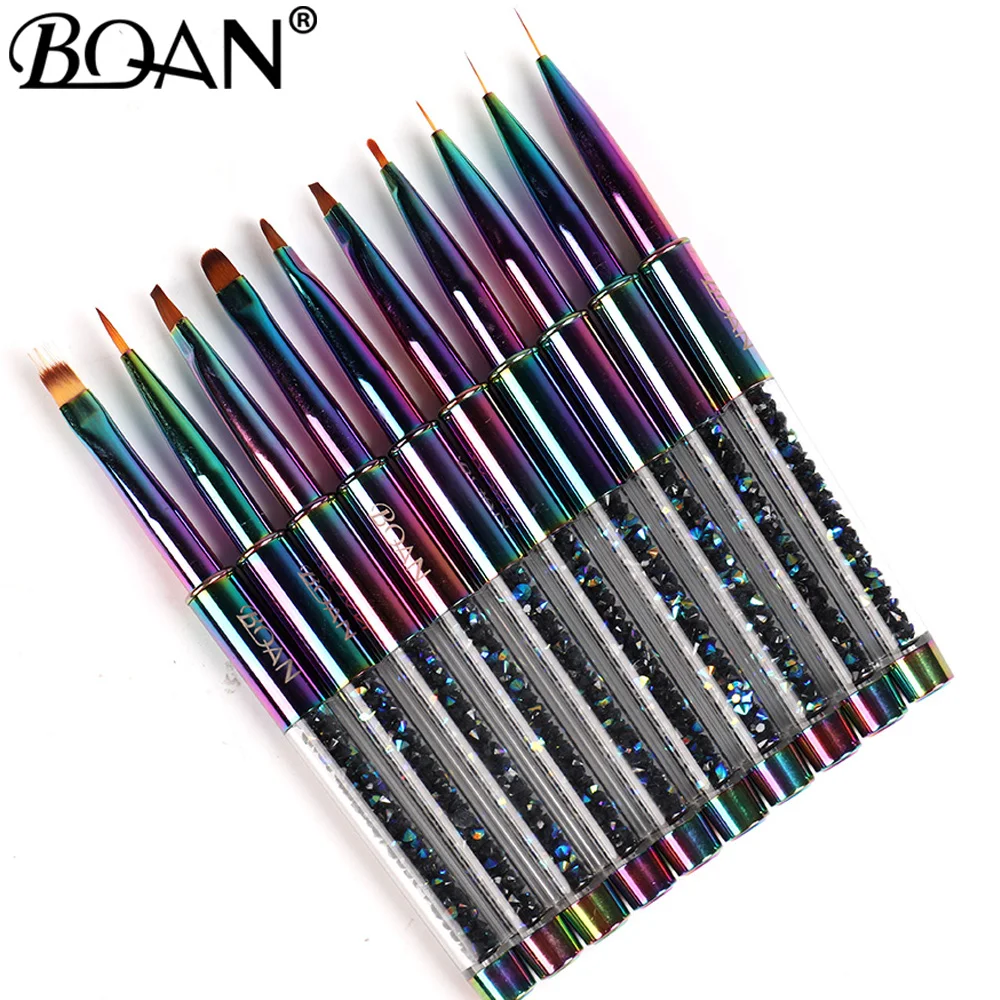 Nail Art Brush Line Painting Brushes Crystal Acrylic Thin Liner Drawing Pen Manicure Tools UV Gel 1pcs nail art pens nail art brushes nail brushes nail art tools gel nail tools