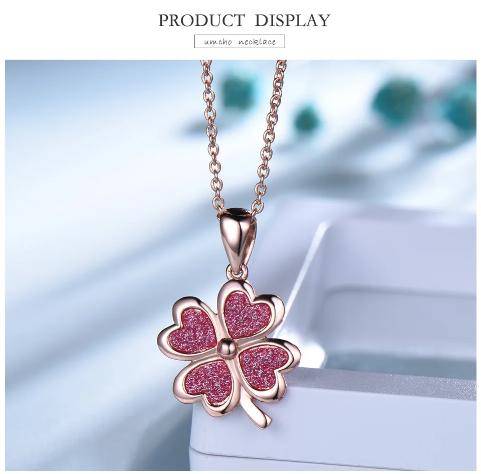 UMCHO Four Leaf Clover  Necklace for Women EUJ068-3 (3)