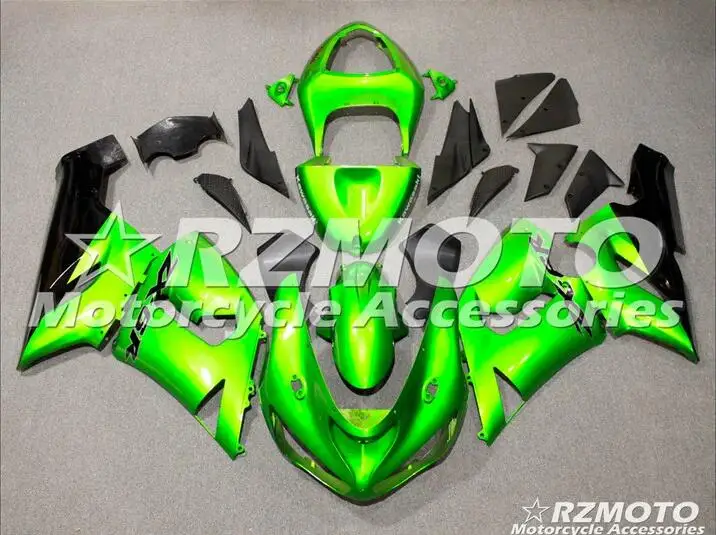 Мотоциклетный обтекатель abs комплект для ухода за кожей Kawasaki Ninja ZX6R 636 05 06 2005 2006 корпусные детали пресс-форм greenStore № 0049