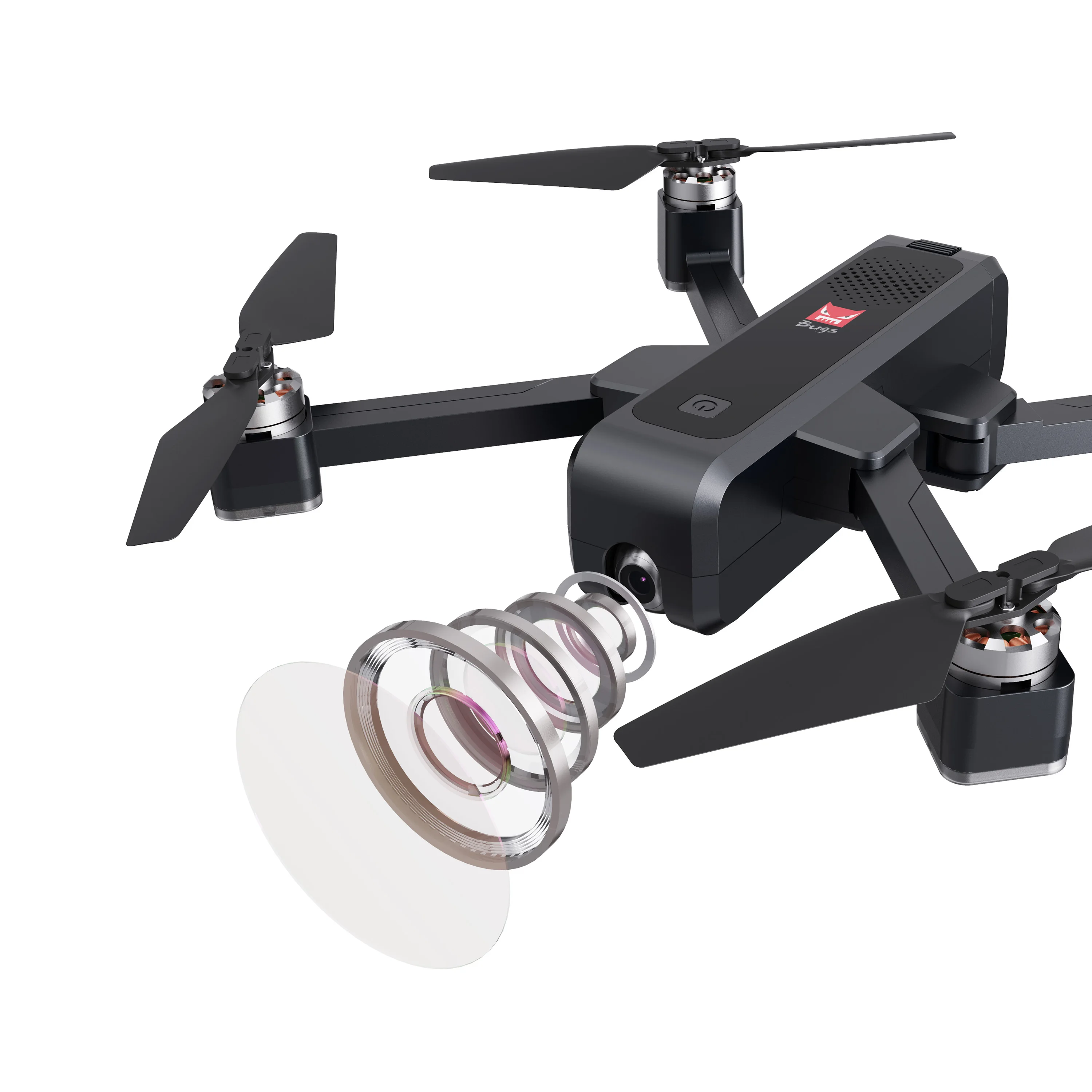  MJX Bugs 4W RC Drone with Camera 5G Wifi Brushless GPS FPV Optical Flow Positioning B4W Foldable Qu