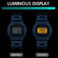 Skmei-Montre-bracelet numérique étanche pour homme, chronographe, compte à rebours, mode, sport de plein air, alarme 4