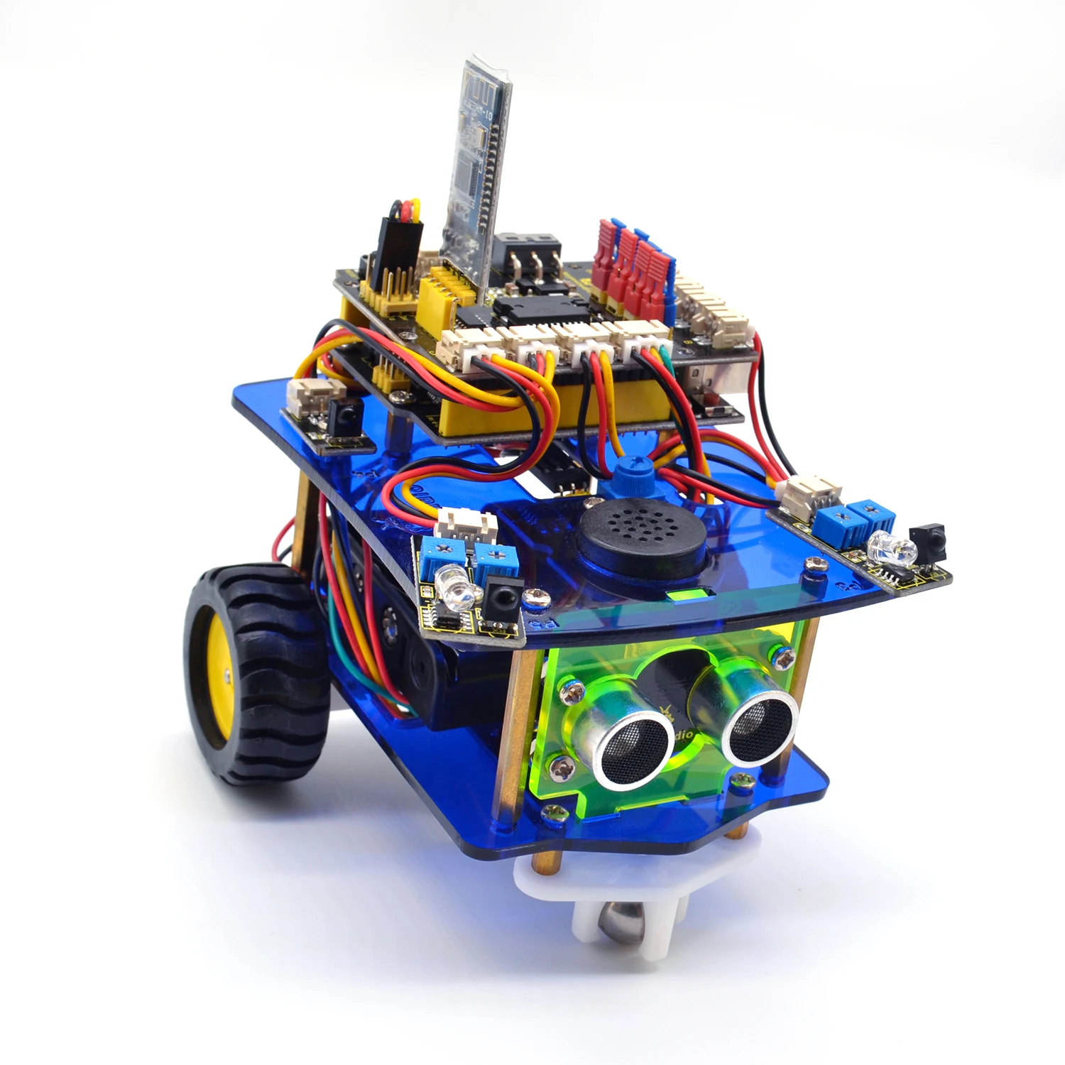 Keyestudio настольный мини Bluetooth умный робот автомобильный комплект V3.0 для Arduino робот ствол/Поддержка Mixly блоки кодирования