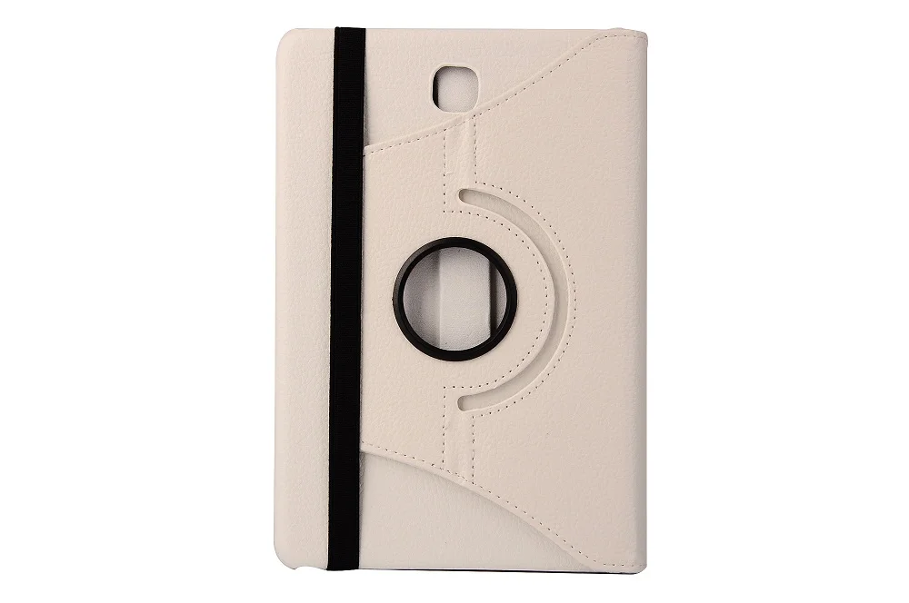 Для Samsung Galaxy Tab S2 SM-T815 T810 Smart Case 360 градусов вращающийся PU кожаный чехол-подставка для Galaxy S2 9," дюймовый планшет - Цвет: Белый
