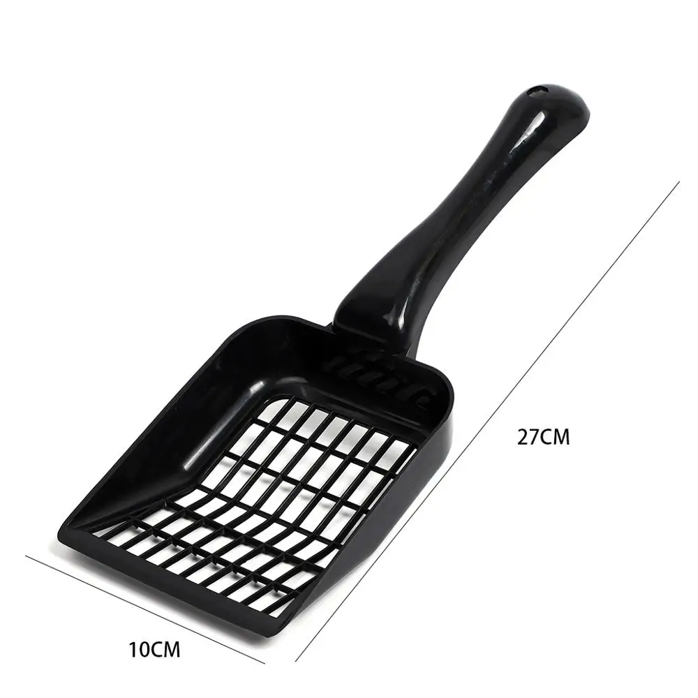 

Solid Color Grid Mesh Cat Litter Scoop Non Stick Shovel Strong Plastic Large Scooper Jumbo Pellet Sifter for Cats Litter