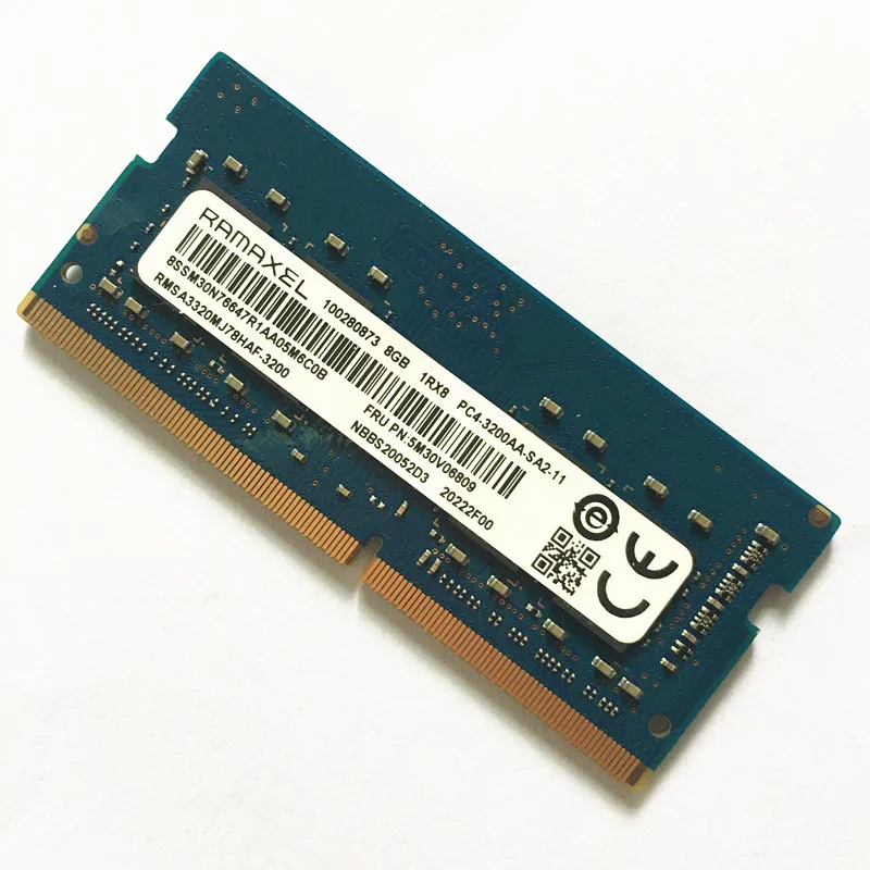 RAMAXEL DDR4 8GB 3200 RAM 8GB 1RX8 PC4-3200A-SA2-11 ddr4 3200mhz